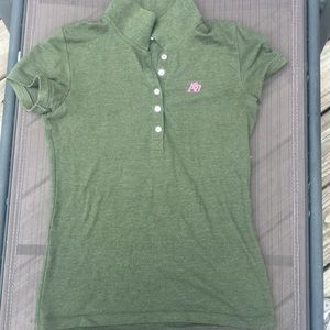 Army green color polo shirt